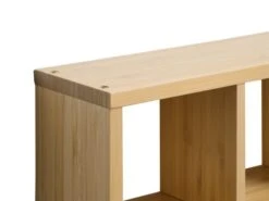 Étagère Murale TOLNE 12 Tablettes Bambou -Magasin De Meubles 186042