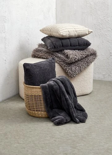 Plaid STAVKLOKKE 130x170 Gris 3 Plaid STAVKLOKKE 130x170 Gris – Image 3