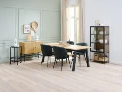 Chaise RISSKOV Velours Vert Foncé/noir -Magasin De Meubles 186214 2