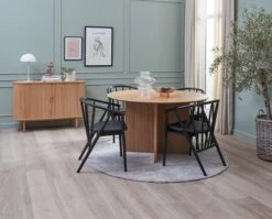 Royal Oak Buffet LYNGVIG 120 Cm 2 Portes Coulissantes Chêne Naturel -Magasin De Meubles 186954 1