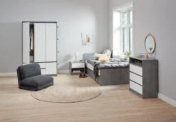 Fauteuil Convertible VEGGER Gris -Magasin De Meubles 188011 1