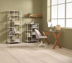 Étagère TRAPPEDAL 7 Tablettes Chêne/b. -Magasin De Meubles 188027