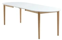 Table EGENS 90x190/270 Blanc -Magasin De Meubles 188374
