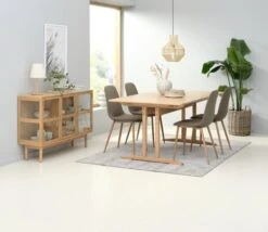 Royal Oak Vitrine LANGELINIE 3 Portes Chêne -Magasin De Meubles 189190