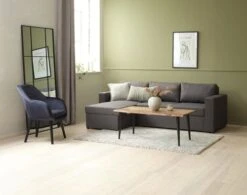 Fauteuil UDSBJERG Velours Bleu -Magasin De Meubles 189211 1