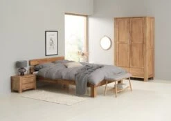 Banc VANDSTED Gris/bambou -Magasin De Meubles 189227 1