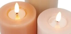 Bougie LED TERKEL H13/15/18cm 3pcs/lot -Magasin De Meubles 193322