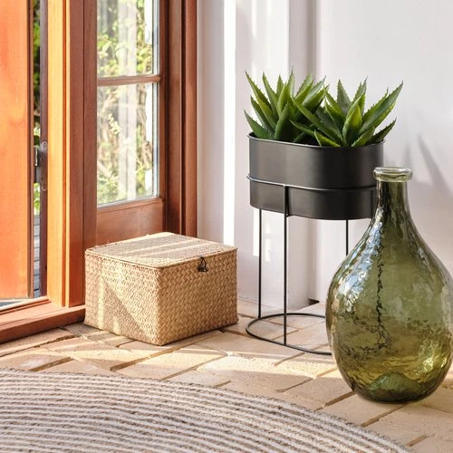 Vase VILBERT Ø27xH45cm Vert 4 Vase VILBERT Ø27xH45cm Vert – Image 4