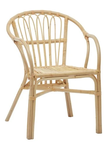 Fauteuil LISELEJE Dossier Bas Naturel 1 Fauteuil LISELEJE Dossier Bas Naturel