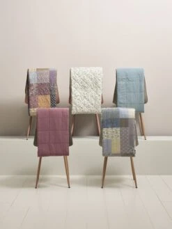 Couverture Matelassée VALMUE 130x180 Prune -Magasin De Meubles 198576 1