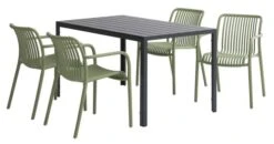Table JERSORE L80xL140 Noir -Magasin De Meubles 199121