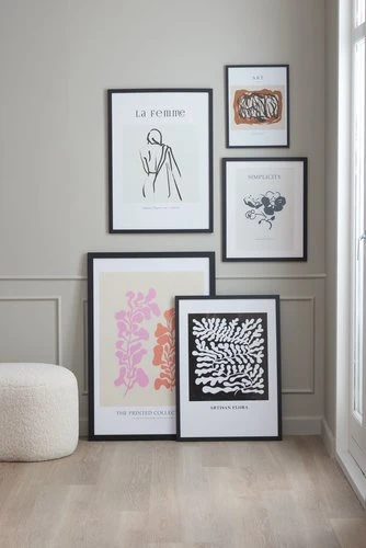 Cadre Photo OSCAR 50x70cm Noir 2 Cadre Photo OSCAR 50x70cm Noir – Image 2