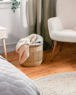 Panier EGGERT Ø35xH30cm Naturel 6 Panier EGGERT Ø35xH30cm Naturel -Magasin De Meubles 199863