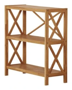 Royal Oak Etagère JANNERUP Large 3 Tablettes Chêne -Magasin De Meubles 200040