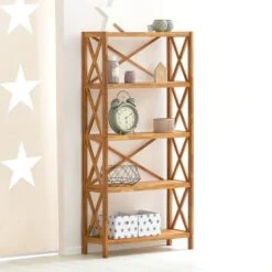 Royal Oak Etagère JANNERUP Large 5 Tablettes Chêne -Magasin De Meubles 200168