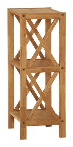 Royal Oak Étagère JANNERUP étroit 3 Tablettes Chêne -Magasin De Meubles 200185