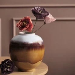 Vase MADS Ø23xH25cm Brun -Magasin De Meubles 200205