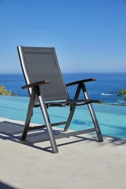 Chaise Inclinable LIMHAMN Gris -Magasin De Meubles 201307