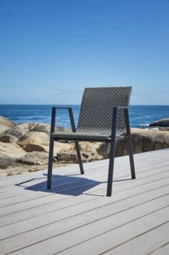 Chaise Empilable DOVERODDE Gris -Magasin De Meubles 201317