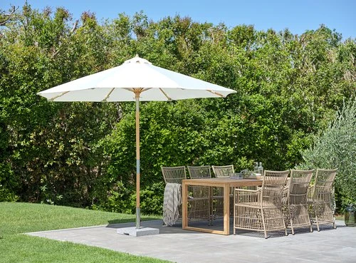 Parasol LEMVIG Ø300 Blanc Cassé 4 Parasol LEMVIG Ø300 Blanc Cassé – Image 4
