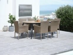 Table TAGEHOLM L120xL120/170 Naturel -Magasin De Meubles 201774