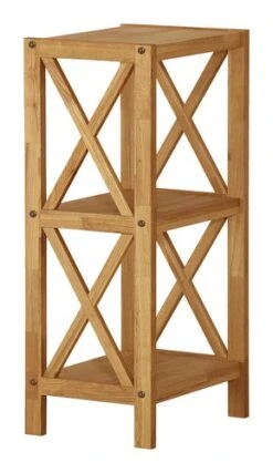 Royal Oak Étagère JANNERUP étroit 3 Tablettes Chêne -Magasin De Meubles 202743