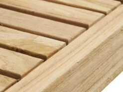 Table De Jardin EBBESKOV L90xL196 Teck -Magasin De Meubles 203505