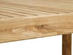 Table De Jardin EBBESKOV L90xL196 Teck -Magasin De Meubles 203506