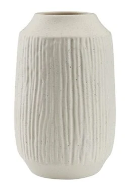 Vase CHRISTIAN Ø21xH33cm Blanc