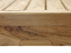 Table De Jardin EBBESKOV L90xL196 Teck -Magasin De Meubles 205005