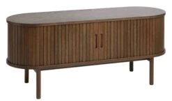 Royal Oak Meuble TV LYNGVIG 2 Portes Tambours Chêne Foncé