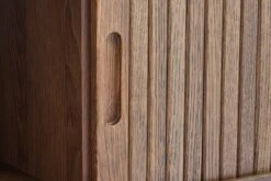 Royal Oak Meuble TV LYNGVIG 2 Portes Tambours Chêne Foncé -Magasin De Meubles 212432