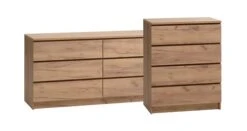 Commode 4 Tiroirs LIMFJORDEN Coloris Chêne Naturel -Magasin De Meubles 212523