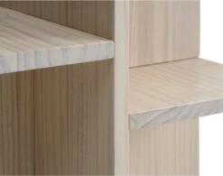 Piédestal SOLLERUP A/étagères Pin Massif -Magasin De Meubles 212534