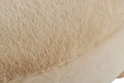 Pouf RAMSDAL Ø70 Beige/coloris Chêne -Magasin De Meubles 212549