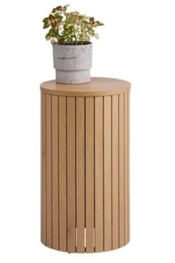 Piédestal SPODSBJERG Ø35 Coloris Chêne -Magasin De Meubles 213473