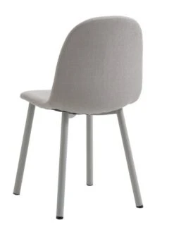 Chaise EJSTRUP Tissu Beige/acier -Magasin De Meubles 213498