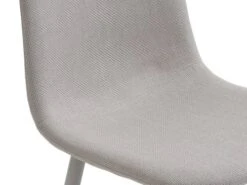 Chaise EJSTRUP Tissu Beige/acier -Magasin De Meubles 213501