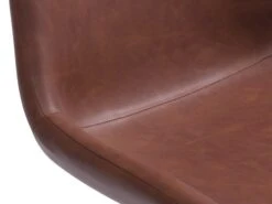 Chaise HYGUM Pivotante Cognac/noir -Magasin De Meubles 213543