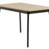 Table JEGIND 80x130 Chêne/noir