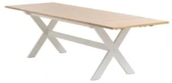 Table VISLINGE 90x190 Naturel/blanc -Magasin De Meubles 213636 1