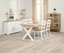 Rallonge VISLINGE 90x45 Naturel -Magasin De Meubles 213801 2