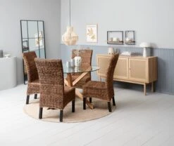 Buffet HALMSTAD 3 Portes Polyrotin/coloris Chêne -Magasin De Meubles 213855