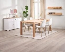 Buffet VISLINGE 3 Portes 3 Tiroirs Naturel/blanc -Magasin De Meubles 214349 1