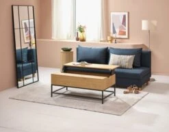 Piédestal SPODSBJERG Ø35 Coloris Chêne -Magasin De Meubles 214541