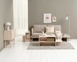 Piédestal SOLLERUP A/étagères Pin Massif -Magasin De Meubles 214543