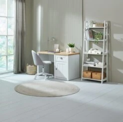 Bibliothèque HERNING 5 Tablettes Blanc -Magasin De Meubles 214566