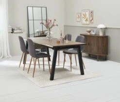 Royal Oak Buffet LYNGVIG 120 Cm Portes Coulissantes Chêne Foncé -Magasin De Meubles 218137