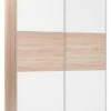 Armoire SATTRUP 151x219 Blanc/chêne