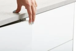 Meuble TV JERNVED Béton/brillant -Magasin De Meubles 73561